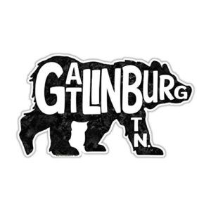 gatlinburg tennessee bear vinyl sticker decal 3.75" great smoky mountains national park