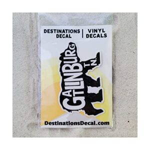 Gatlinburg Tennessee Bear Vinyl Sticker Decal 3.75" Great Smoky Mountains National Park