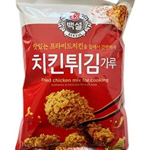 Korean Beksul Authentic & Delicious Korean Taste Crispy Fried Chicken Mix 1Kg (1 Pack)