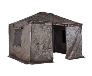 sojag 135-9166507 universal winter cover for outdoor sun shelters and gazebos, 12' x 14', brown
