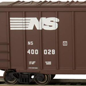 Bachmann Trains - 50' Outside Braced Box Car with Flashing End of Train Device - Norfolk Southern #400028 - HO Scale