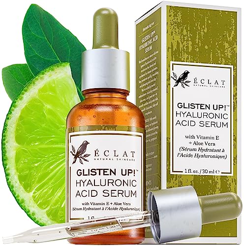 𝗧𝗢𝗣 𝟮𝟬𝟮𝟯* Hyaluronic Acid Face Serum - 2.5% Pure Hyaluronic Serum + 3% B5, Anti Wrinkle + Anti Aging Serum for Face with Vitamin C & E, Aloe - Antiaging Hydrating Serum, Hylunaric Acid Serum