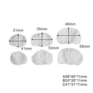 AK ART KITCHENWARE Gum Paste Flower Tools Orchid Petal Veiners for Decorating Cake Silicone Veining Molds Fondant Tools (VM124)