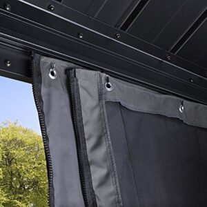 Sojag Outdoor 10' x 14' Mykonos Double Roof Hardtop Gazebo Outdoor Sun Shelter