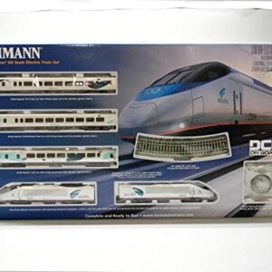 Bachmann Trains - Amtrak Acela DCC Equipped Ready To Run Electric Train Set - HO Scale 0.5 Liters