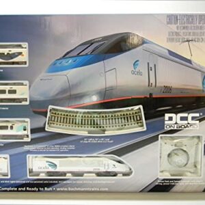 Bachmann Trains - Amtrak Acela DCC Equipped Ready To Run Electric Train Set - HO Scale 0.5 Liters