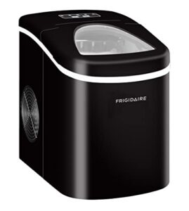 frigidaire, 26 lbs portable compact icemaker, ice making machine, black