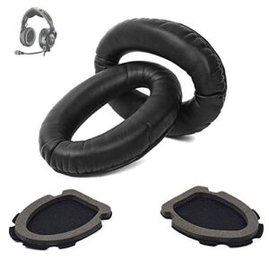a20 headset replacement ear pads ear cushions kit compatible with bose aviation headset x a10 a20 headphone ear cups ear cover earpads repair parts memory foam earpads(black)