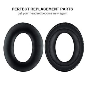 A20 Headset Replacement Ear Pads Ear Cushions Kit Compatible with Bose Aviation Headset X A10 A20 Headphone Ear Cups Ear Cover Earpads Repair Parts Memory Foam Earpads(Black)