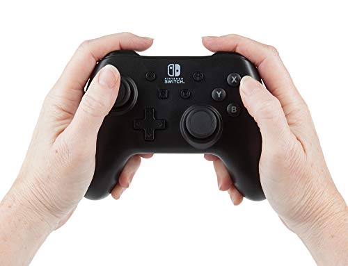 PowerA Nintendo Switch Wired Controller - Black, Detachable 10ft USB Cable, No Battery Required, Officially Licensed By Nintendo