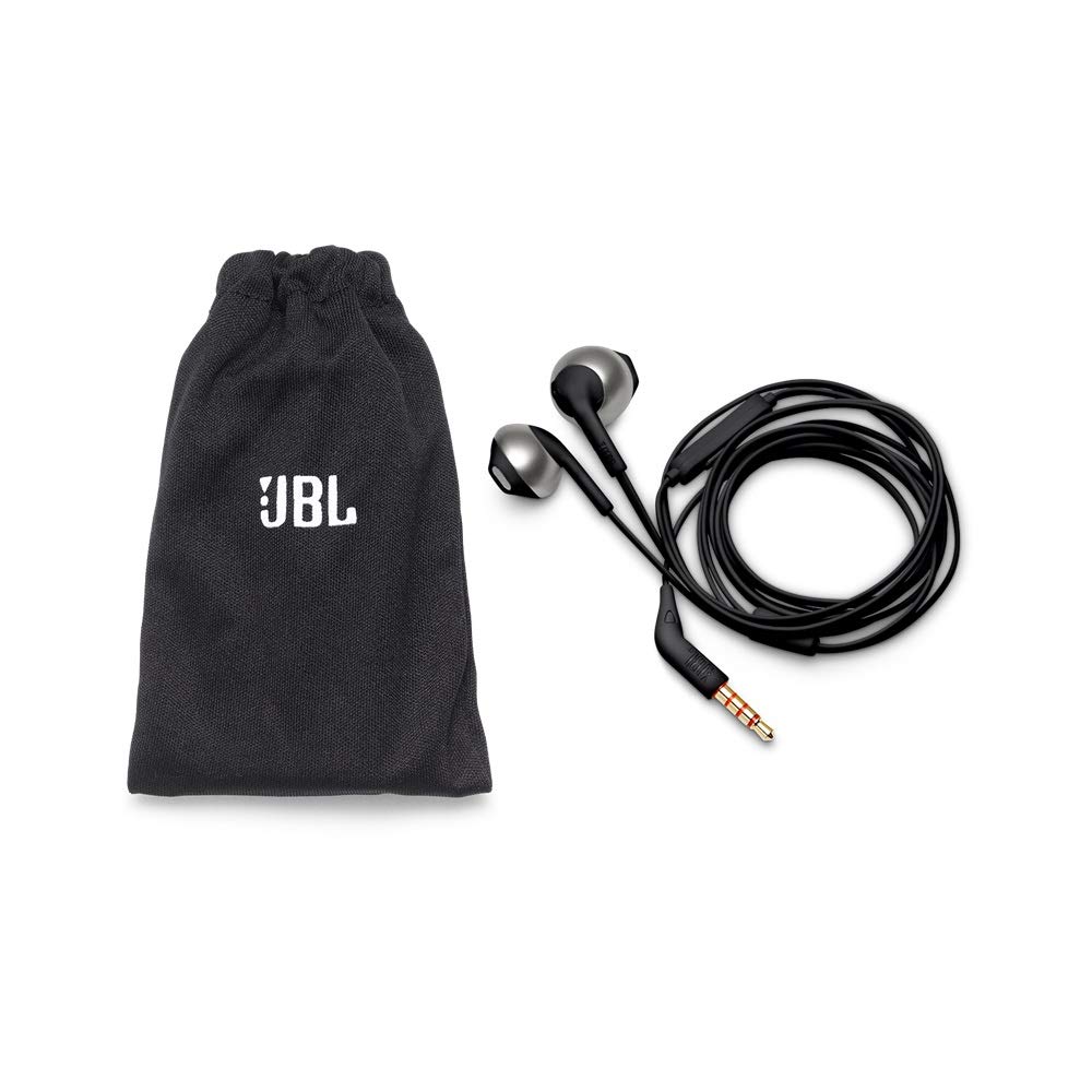 JBL TUNE 205 - In-Ear Headphone with One-Button Remote/Mic - Black