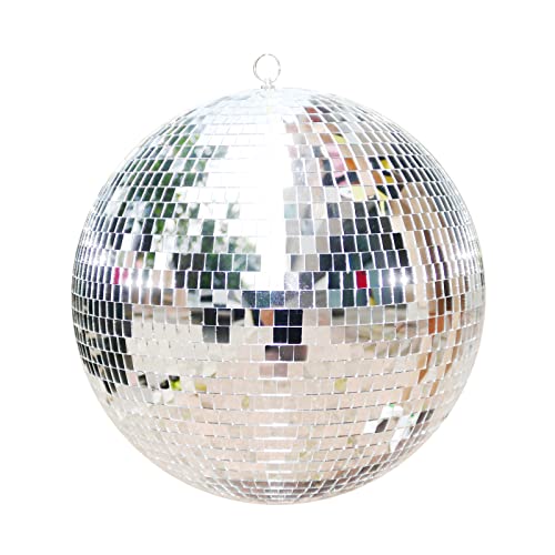 Large Disco Ball,Disco Ball,16 inch Mirror Ball Hanging Disco Ball for DJ Club Stage Bar Party Wedding Holiday Decoration