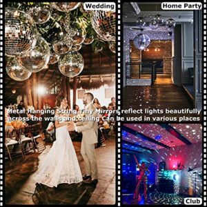 Large Disco Ball,Disco Ball,16 inch Mirror Ball Hanging Disco Ball for DJ Club Stage Bar Party Wedding Holiday Decoration