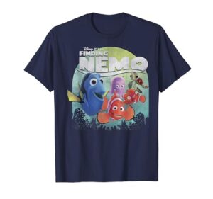 disney pixar finding nemo group shot poster graphic t-shirt t-shirt