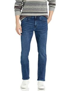 amazon essentials men's comfort stretch straight slim-fit jean (previously goodthreads), medium indigo, 33w x 30l
