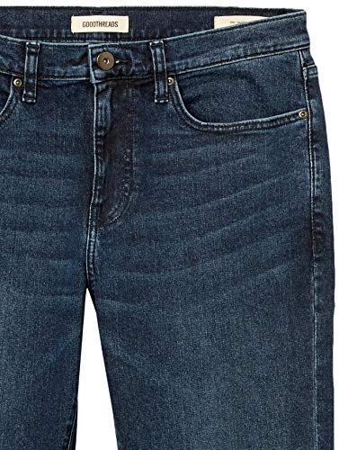 Amazon Essentials Men's Comfort Stretch Straight Slim-Fit Jean (Previously Goodthreads), Medium Indigo, 33W x 30L