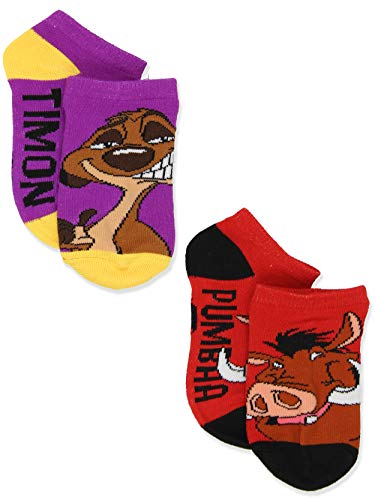 Disney The Lion King-Teen-Adult's 6 pack Socks Set (Shoe: 4-10 (Sock: 9-11), Blue/Multi)