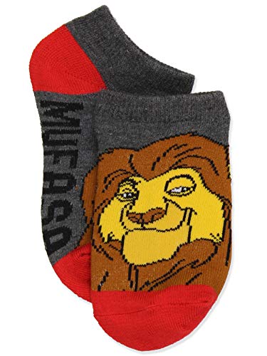 Disney The Lion King-Teen-Adult's 6 pack Socks Set (Shoe: 4-10 (Sock: 9-11), Blue/Multi)