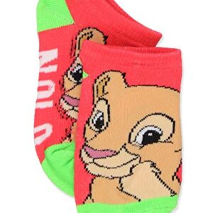 Disney The Lion King-Teen-Adult's 6 pack Socks Set (Shoe: 4-10 (Sock: 9-11), Blue/Multi)