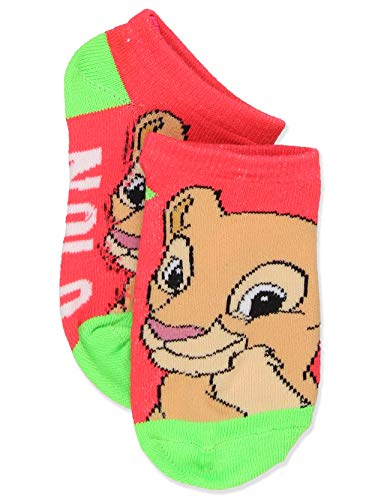 Disney The Lion King-Teen-Adult's 6 pack Socks Set (Shoe: 4-10 (Sock: 9-11), Blue/Multi)