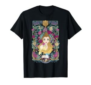 disney beauty and the beast belle surrounded graphic t-shirt t-shirt