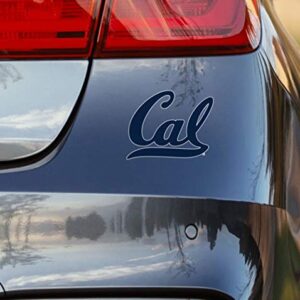 Nudge Nudge Printing University of California Berkeley Sticker Golden Bears Blue Cal Script Cursive Logo Car Decal Heavy-Duty Officially Licensed NCAA Vinyl for Bumpers, Window, Laptops, or Coolers