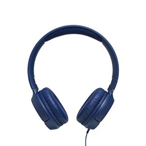 JBL TUNE 500 - Wired On-Ear Headphones - Blue