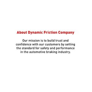 Dynamic Friction Company 5000 Advanced Brake Pads - Low Metallic 1551-0810-00-Front or Rear Set For 1990-1992 Ferrari F40, 1995-1997 Ferrari F50, 2000-2006 Jaguar XKR, 2001-2005 Aston Martin Vanquish,