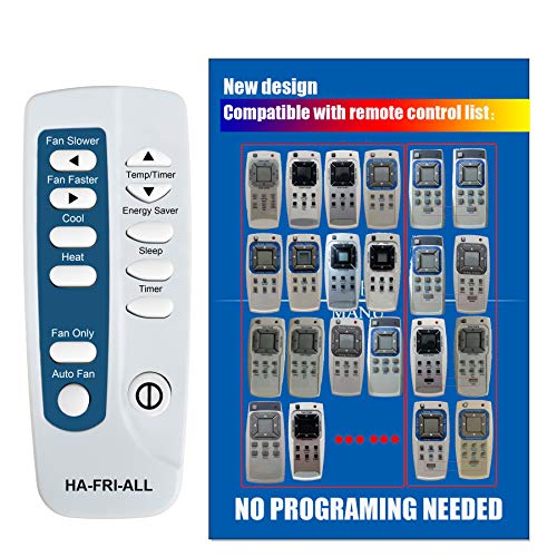 Replacement for Frigidaire Air Conditioner Remote Control Listed in The Picture