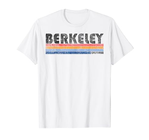 Vintage 1980s Style Berkeley, California T-Shirt