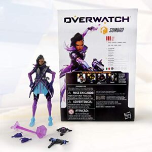 Hasbro Gaming E6487AS00 Overwatch Ultimates Series Sombra 6" Collectible Action Figure