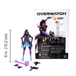 Hasbro Gaming E6487AS00 Overwatch Ultimates Series Sombra 6" Collectible Action Figure