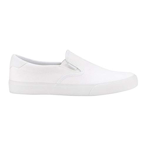 Lugz Mens Clipper Slip On Sneakers Shoes Casual - White - Size 8.5 M