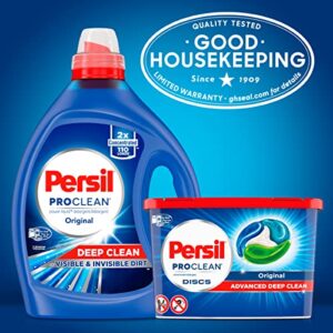 Persil Discs Laundry Detergent Pacs, Original Scent, High Efficiency (HE) Compatible, Laundry Soap, 62 Count