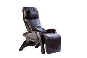 svago zgr plus zero gravity chair (sv395) vibration massage power recline memory foam pillow heat therapy (midnight/black)