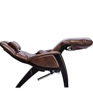 Svago ZGR Plus Zero Gravity Chair (SV395) Vibration Massage Power Recline Memory Foam Pillow Heat Therapy (Chestnut/Black)