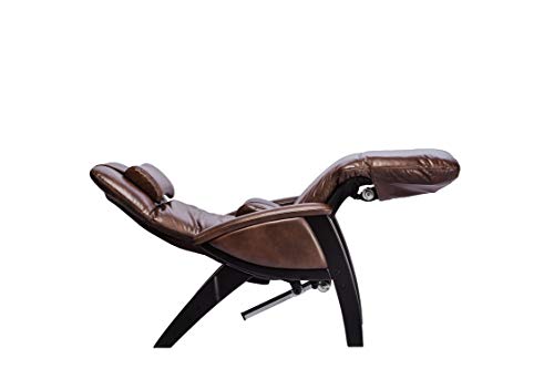 Svago ZGR Plus Zero Gravity Chair (SV395) Vibration Massage Power Recline Memory Foam Pillow Heat Therapy (Chestnut/Black)