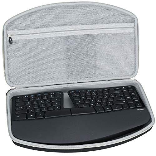 Aproca Hard Carry Travel Case fit Microsoft Sculpt Ergonomic Keyboard (5KV-00001)