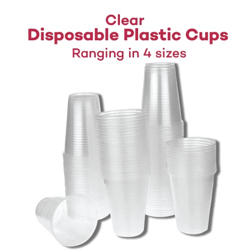 Dealmed 3 oz. Disposable Plastic Cups – 100% Recyclable Cups for Doctor's Offices, School Nurse's, Hospitals, at Home and More (Pack of 100)