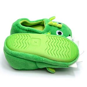 Toddler Baby Boys House Slipper Cute Dinosaur Cartoon Soft Anti-Slip Winter Shoes (Toddler/Little Kid)