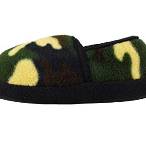 Tirzrro Big Boys' Winter Warm Slippers with Memory Foam Indoor Outdoor Slip-on Shoes Size 6-7 US Camouflage