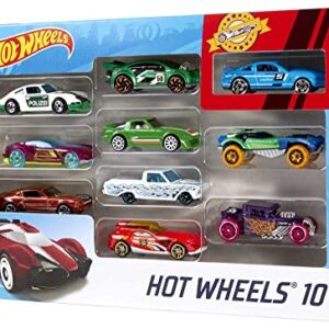 Hot Wheels Track Builder Straight Track with Car [Styles May Vary] & 10-Pack (Styles May Vary) [Amazon Exclusive]