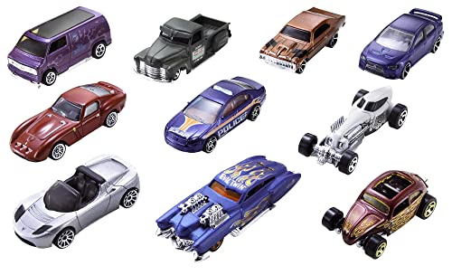 Hot Wheels Track Builder Straight Track with Car [Styles May Vary] & 10-Pack (Styles May Vary) [Amazon Exclusive]