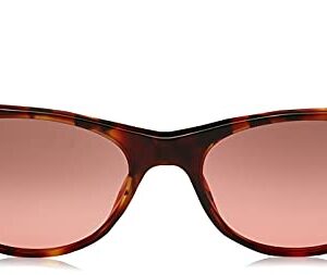 Ray-Ban Rb2185 Wayfarer II Evolve Polarized Round Sunglasses, Red Havana/Photochromic Red Gradient Bordeaux, 52 mm