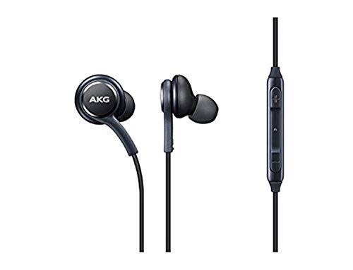 Samsung Stereo Headphones with Microphone for Galaxy S8, S9, S8 Plus, S9 Plus, Note 8 and Note 9 - Bulk Packaging - Titanium Grey