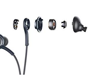 Samsung Stereo Headphones with Microphone for Galaxy S8, S9, S8 Plus, S9 Plus, Note 8 and Note 9 - Bulk Packaging - Titanium Grey