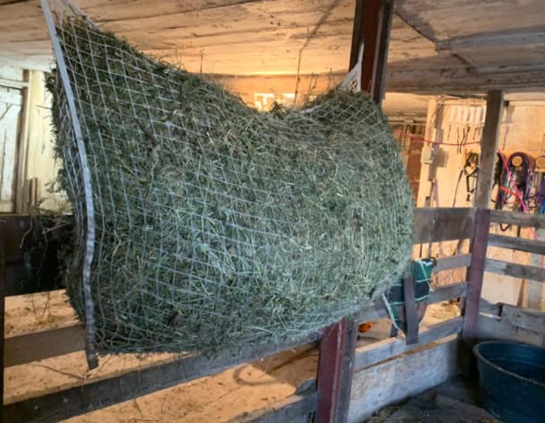 NRTFE Hay Net Slow Feed Bag for Horse Feeder Full Day Feeding Grazing Extra Large (63"x40")