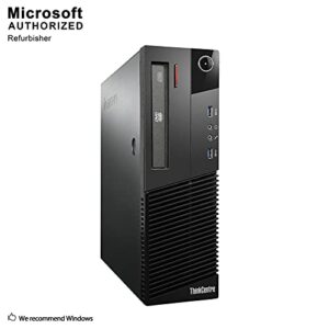 lenovo ThinkCentre M93p Business Class Desktop, Quad Core i7 4770 3.4Ghz, 16GB DDR3 RAM, 512GB SSD Hard Drive, DVD-RW, Windows 10 Pro (Renewed)