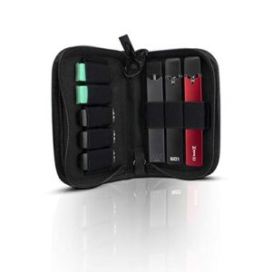 carrying case fits pods & usb charger,travel storage case for your pocket or bag(case only) (black01) (black)