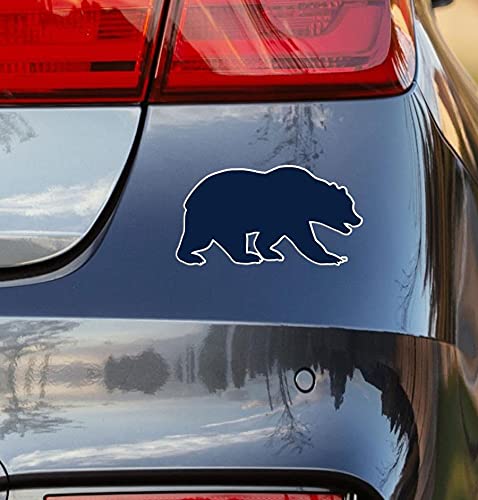 University of California Berkeley Sticker Golden Bears Walking Blue Bear Logo Car Decal Heavy-Duty Officially Licensed NCAA Vinyl for Bumpers, Window, Laptops, or Coolers